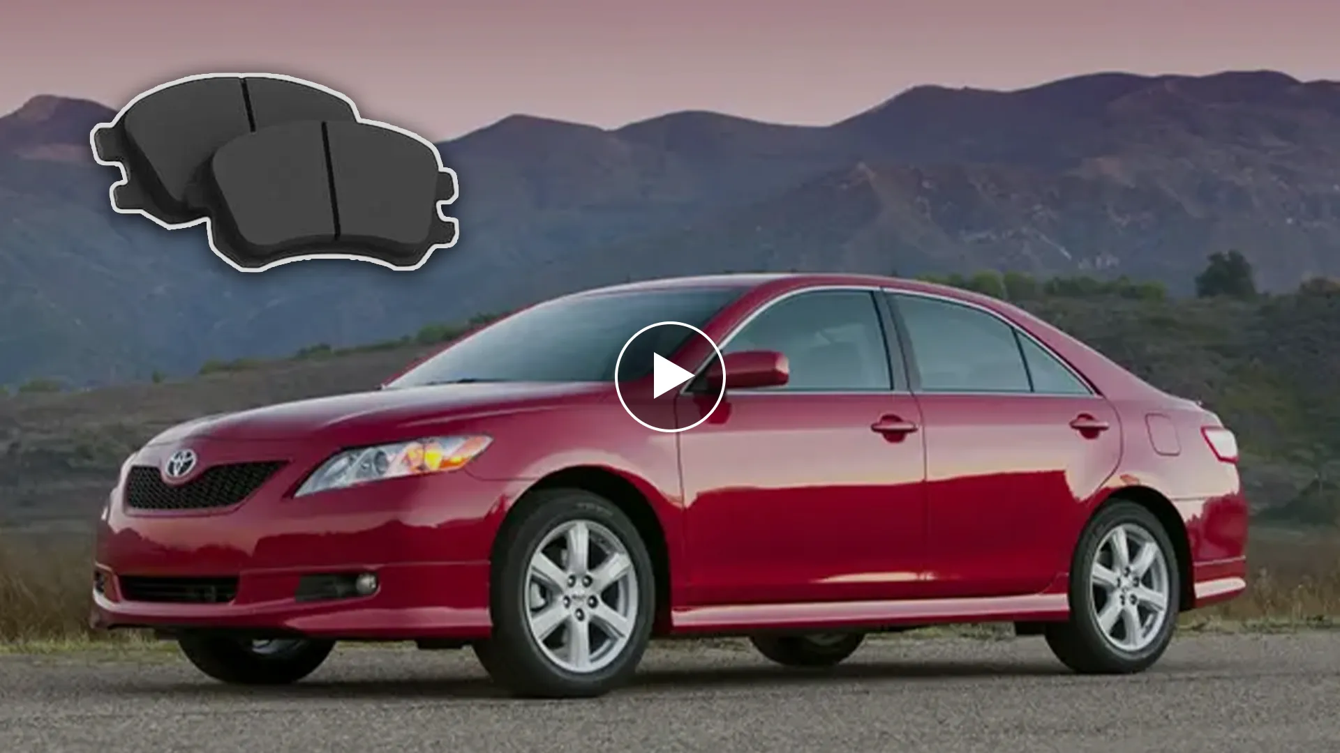 آموزش ویدیویی تعویض لنت جلو تویوتا کمری 2008 تا 2017