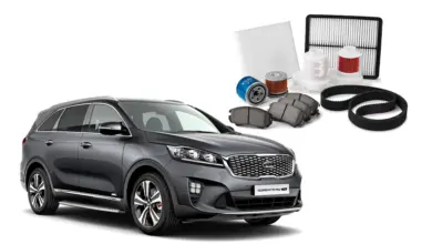 بررسی قطعات یدکی مورد نیاز برای سرویس دوره ای کیا سورنتو (۲۰ هزار کیلومتر)