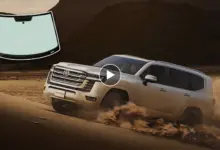 آموزش ویدیویی تعویض شیشه جلوی تویوتا لندکروزر اتاق 300