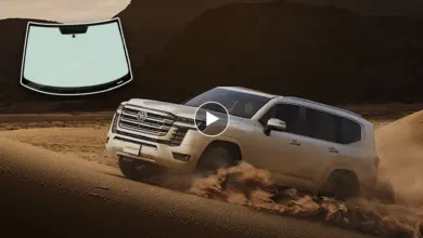 آموزش ویدیویی تعویض شیشه جلوی تویوتا لندکروزر اتاق 300