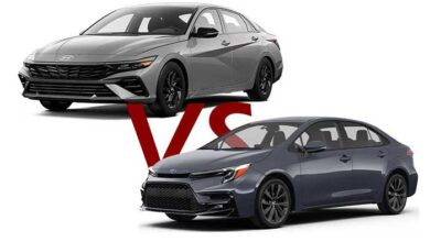 مقایسه کامل هیوندای النترا 2025 و تویوتا کرولا| قیمت و مشخصات فنی