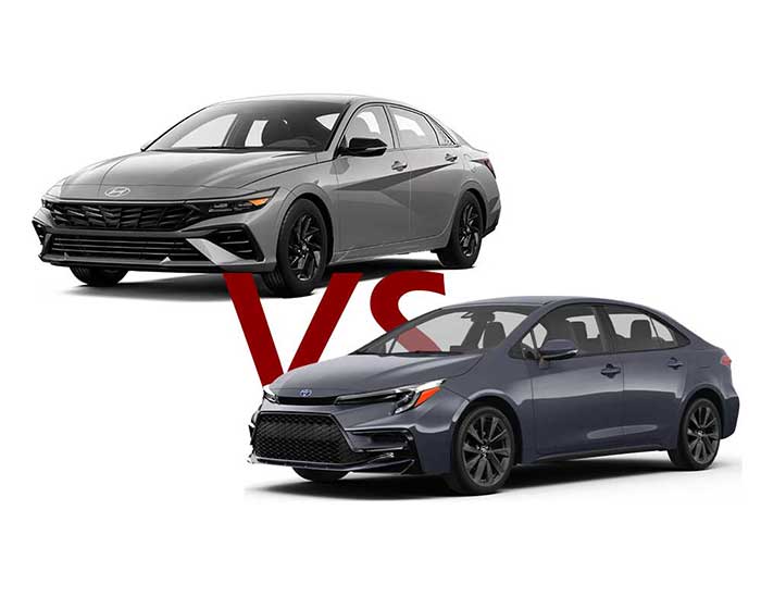 مقایسه کامل هیوندای النترا 2025 و تویوتا کرولا| قیمت و مشخصات فنی