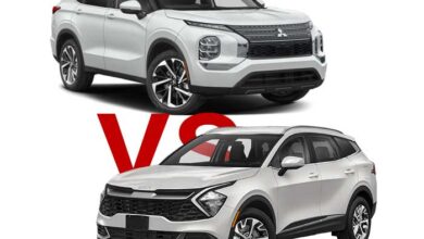 مقایسه کامل میتسوبیشی اوتلندر و کیا اسپورتیج 2024 | بررسی مشخصات فنی مدل های وارداتی