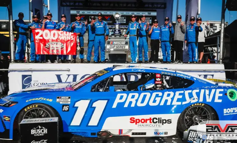 تویوتا مدعی کسب دویستمین پیروزی خود در سری NASCAR Cup شد