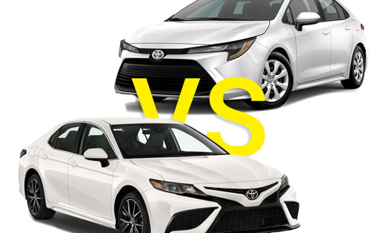 تویوتا کرولا یا تویوتا کمری؟ نقد و بررسی جامع + قیمت
