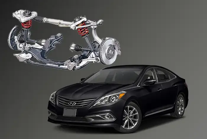 صدای جلوبندی هیوندای آزرا؛ راهنمای عیب‌یابی و 8 قطعه مصرفی