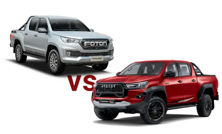 فوتون تونلند G7 در برابر تویوتا هایلوکس؛ رقابت پیکاپ‌های سخت‌جان