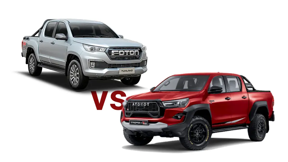 فوتون تونلند G7 در برابر تویوتا هایلوکس؛ رقابت پیکاپ‌های سخت‌جان