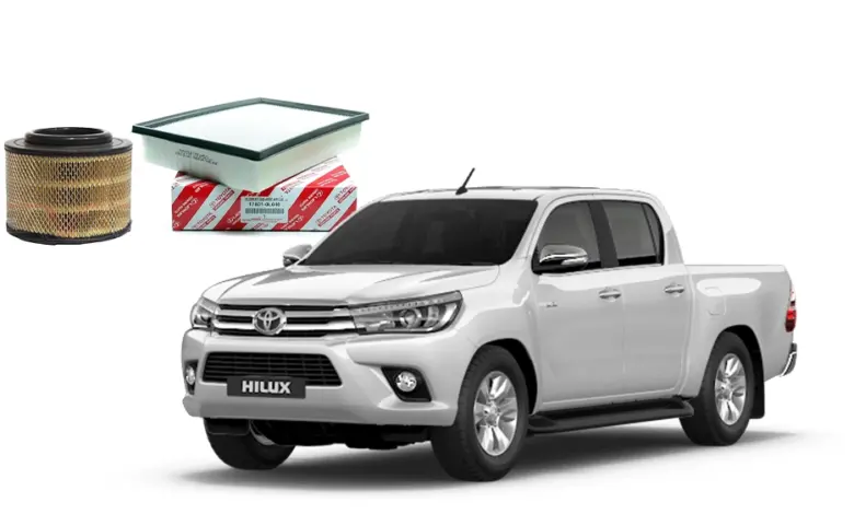 مقایسه فیلتر هوای اصلی و فیک تویوتا هایلوکس 2016 تا 2024 (تشخیص اورجینال)