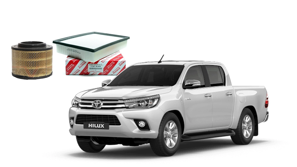 مقایسه فیلتر هوای اصلی و فیک تویوتا هایلوکس 2016 تا 2024 (تشخیص اورجینال)