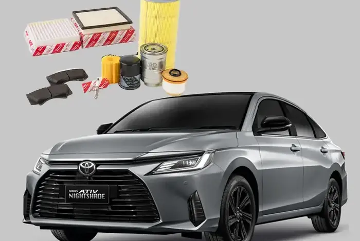 لیست لوازم یدکی مصرفی تویوتا یاریس؛ 6 مورد از پرکاربرد ترین قطعات