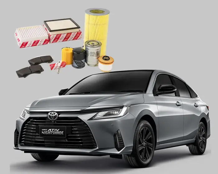 لیست لوازم یدکی مصرفی تویوتا یاریس؛ 6 مورد از پرکاربرد ترین قطعات