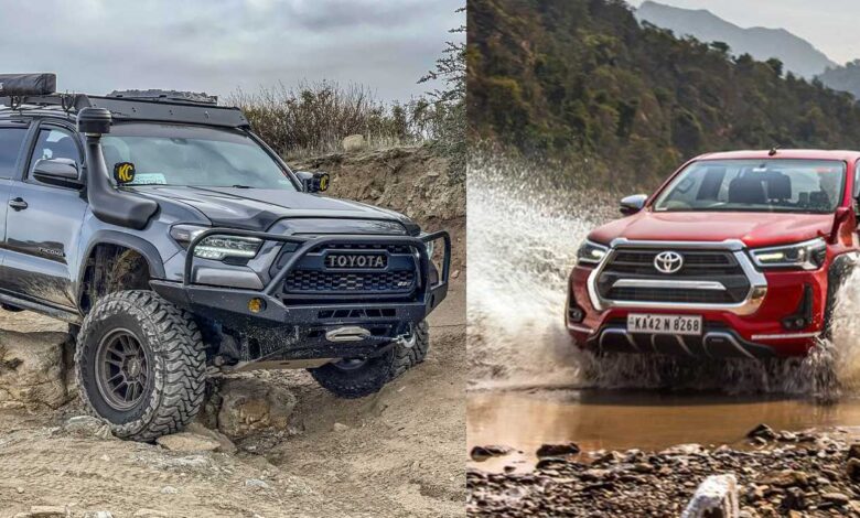 مقایسه و بررسی جامع تویوتا هایلوکس و تویوتا تاکوما | مشخصات فنی و قیمت
