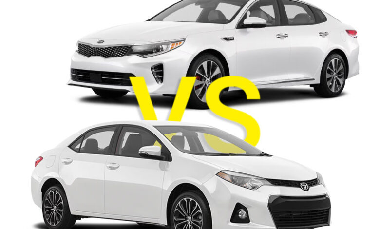 مقایسه کامل تویوتا کرولا و کیا اپتیما؛ کدام یک بهتر است؟