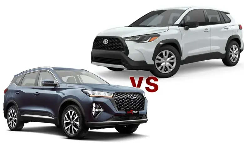 چری تیگو 7 یا تویوتا کرولا کراس؛ بررسی تفاوت‌ها و شباهت‌ها