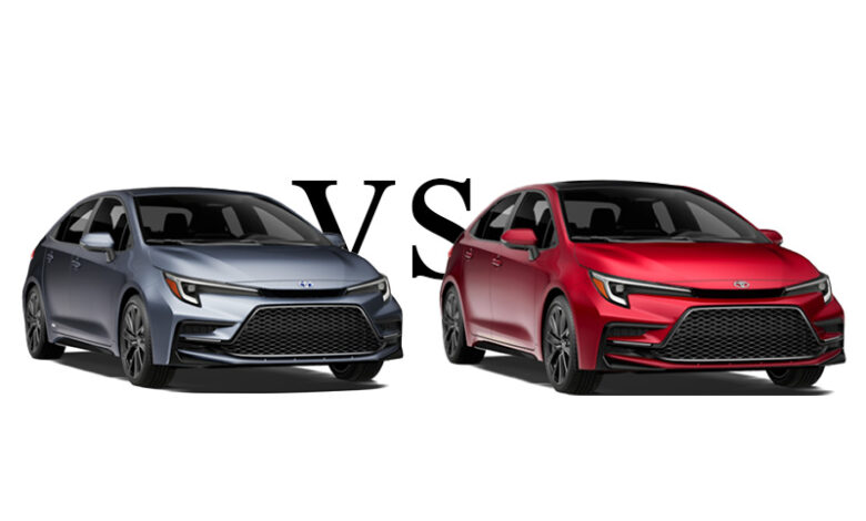 بررسی جامع تفاوت‌های میان مدل‌های تویوتا کرولا و کرولا هیبریدی 2023