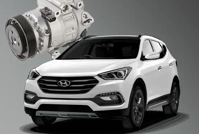 5 علت اصلی خرابی کمپرسور کولر هیوندای سانتافه