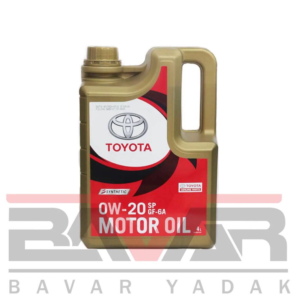 روغن موتور 4 لیتری 0W-20 تویوتا