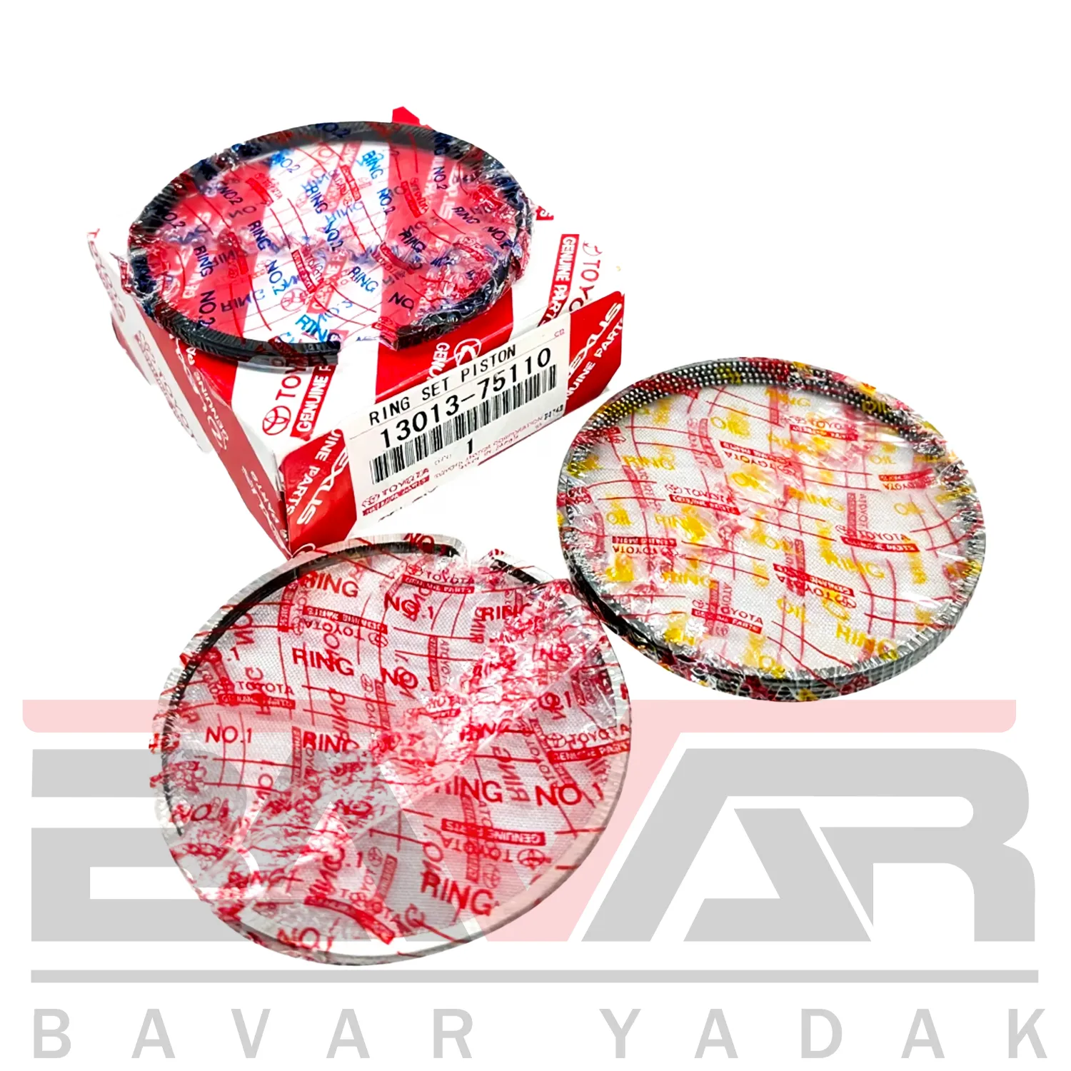 13013-75110-1 رینگ موتور تویوتا هایس 2005 تا 2015 - Image 1