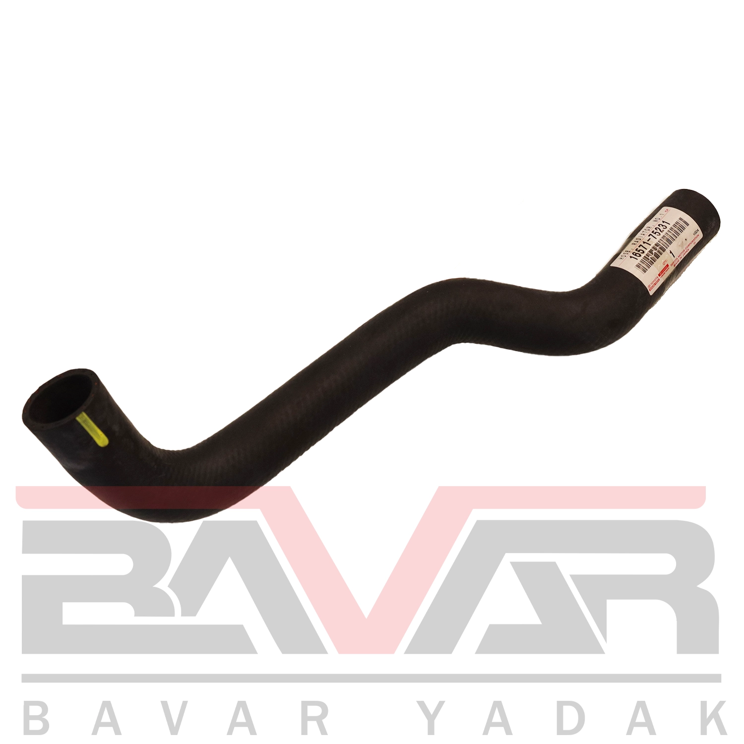 16571-75231 شلنگ بالای رادیاتور تویوتا پرادو 4 سیلندر سال 2005 تا 2018 - Image 1