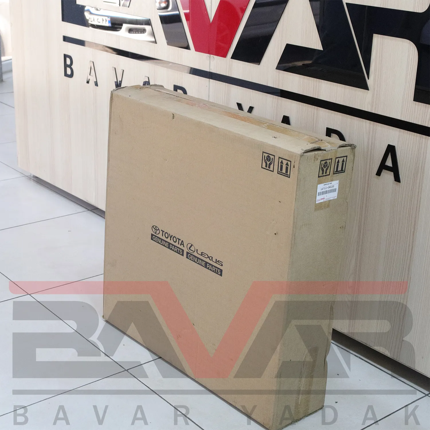 بادگیر رادیاتور تویوتا یاریس صندوق دار سال 2016 تا 2018