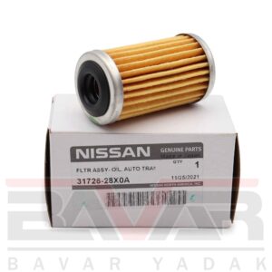 31726 28X0A فیلتر روغن کاغذی داخلی نیسان ماکسیما اصلی 31726-28X0A - فیلتر روغن کاغذی داخلی نیسان X-TRAIL