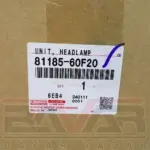 چراغ جلو چپ تویوتا لندکروزر 2012 تا 2013