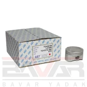 پیستون موتور 2NZ استاندارد تویوتا یاریس 2008 تا 2013 برند ART (AISIN) پک 4 عددی