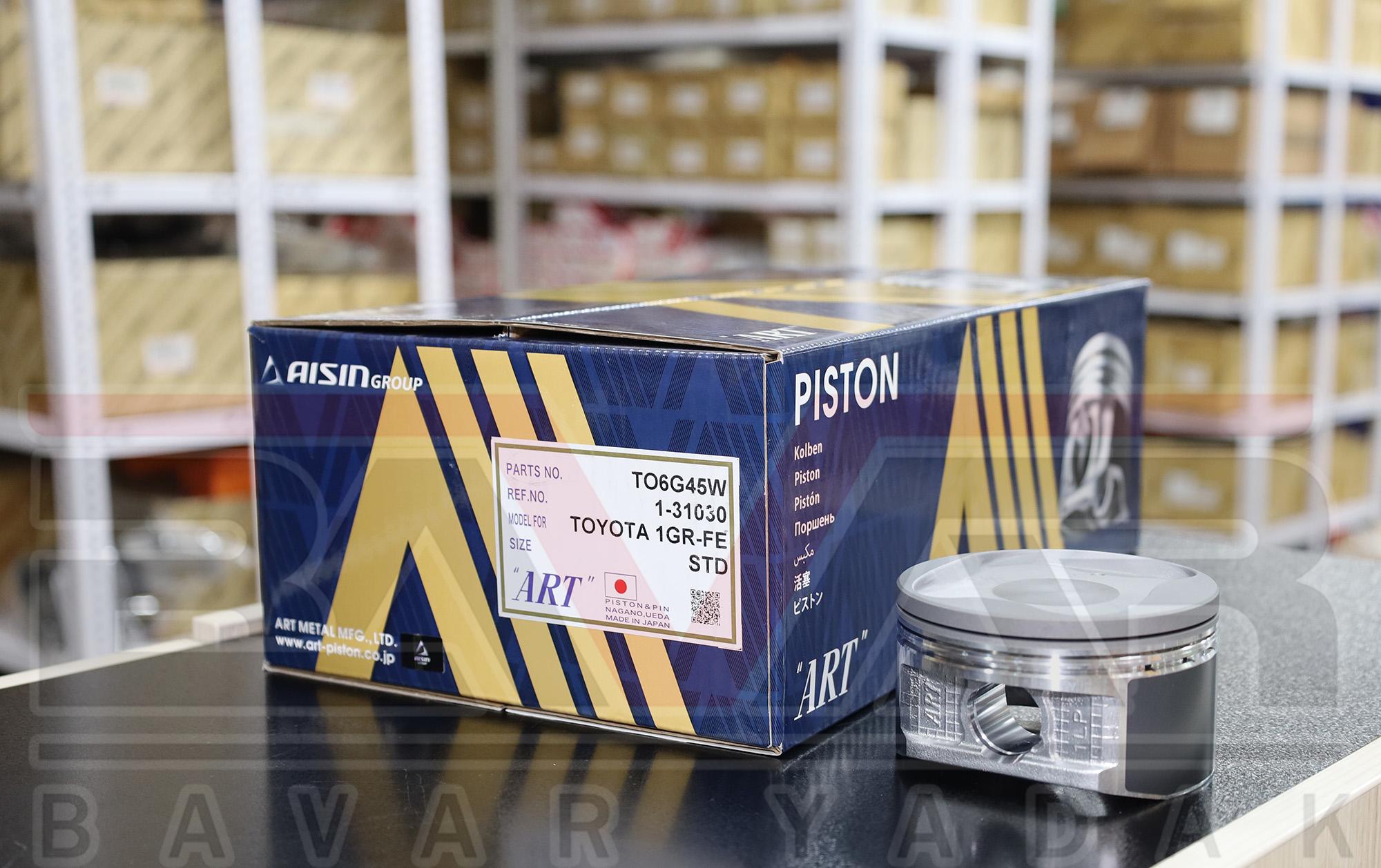 پیستون موتور 1GR استاندارد  لندکروزر 6 سیلندر 2008 تا 2018 برند AISIN – پک 6 عددی
